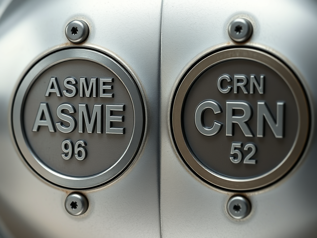 Key Differences Between ASME and CRN Nameplates